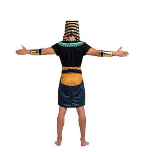 NEW SPOOKTACULAR Adult Men Size Medium, XL King of Egypt King Tut Costume - Picture 3 of 15